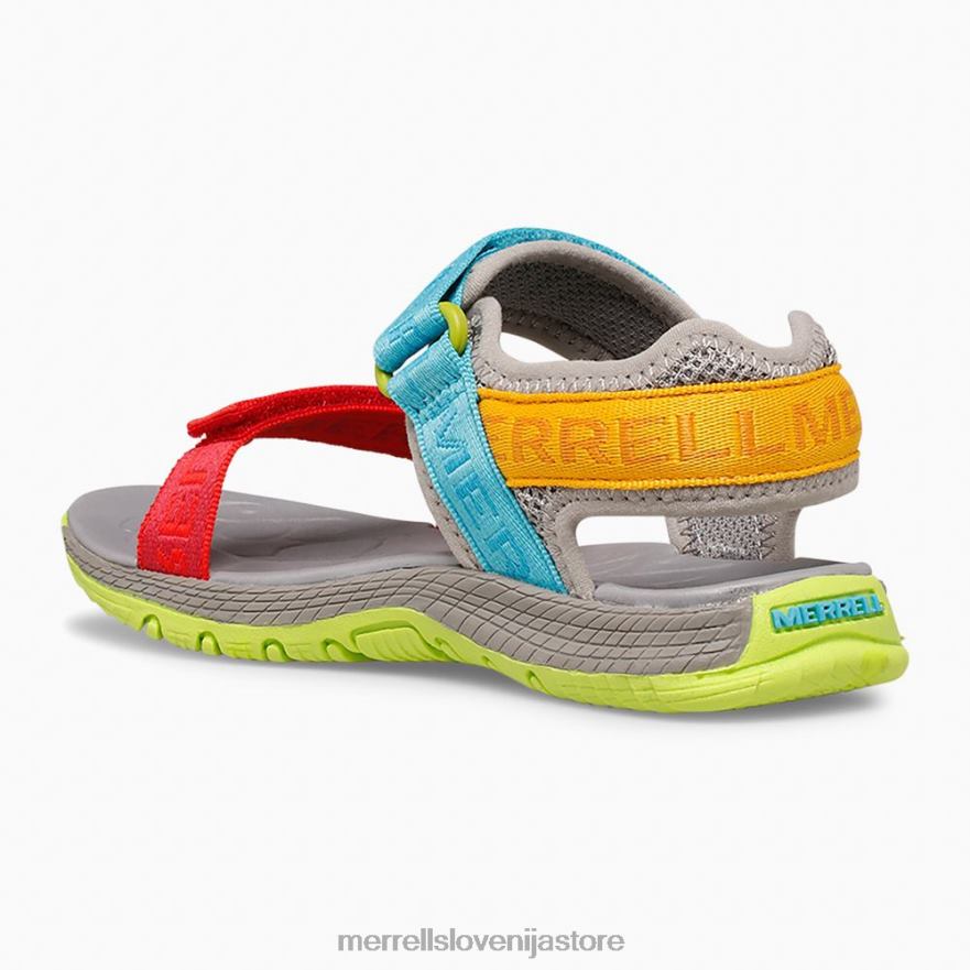 otroci čevlje siv logotip/multi T600D1400 Merrell kahuna spletni sandal (mk265674k)