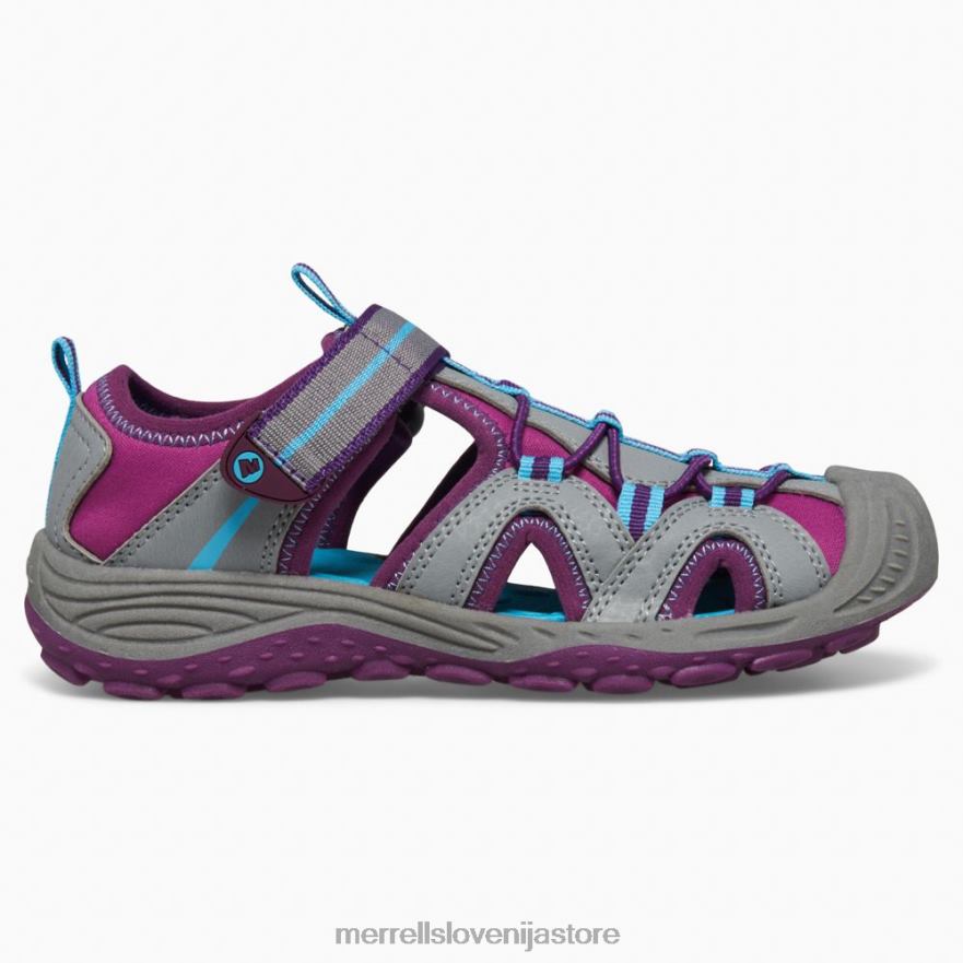 otroci čevlje siva/jagodičasta T600D1475 Merrell sandal hydro 2 (mk166974)