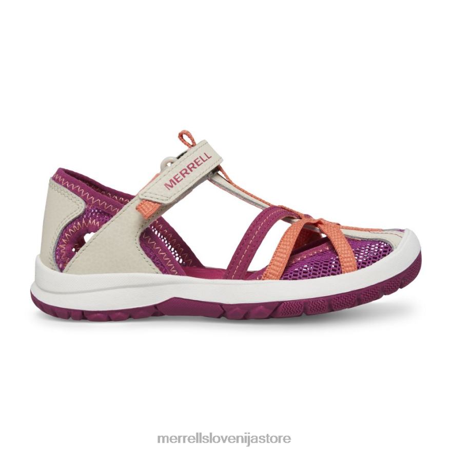 otroci čevlje siva/koralna T600D1414 Merrell sandal kačji pastir (mk166805k)