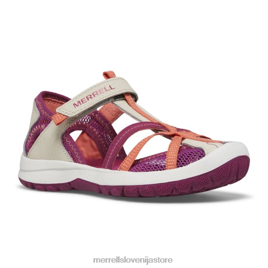 otroci čevlje siva/koralna T600D1414 Merrell sandal kačji pastir (mk166805k)