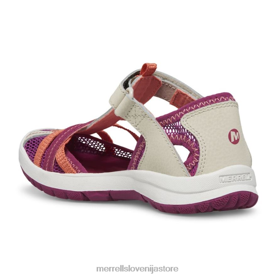 otroci čevlje siva/koralna T600D1414 Merrell sandal kačji pastir (mk166805k)