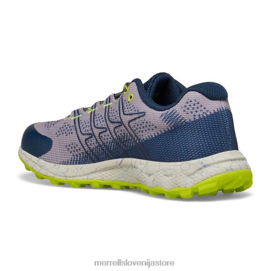 otroci čevlje siva/modra/citron T600D1437 Merrell moab low let (mk266770)