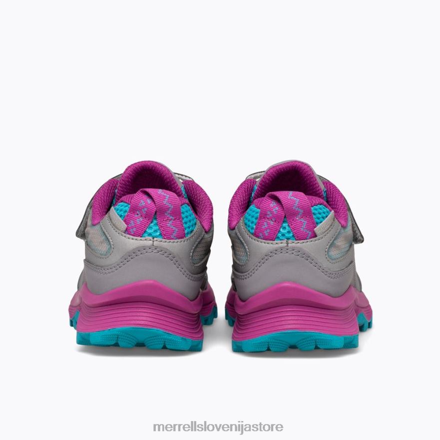 otroci čevlje siva/srebrna/turkizna T600D1362 Merrell moab speed low a/c vodotesen (mk165211)