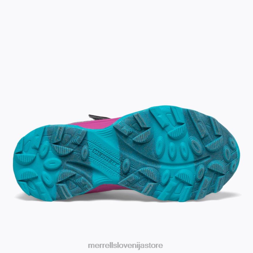 otroci čevlje siva/srebrna/turkizna T600D1362 Merrell moab speed low a/c vodotesen (mk165211)