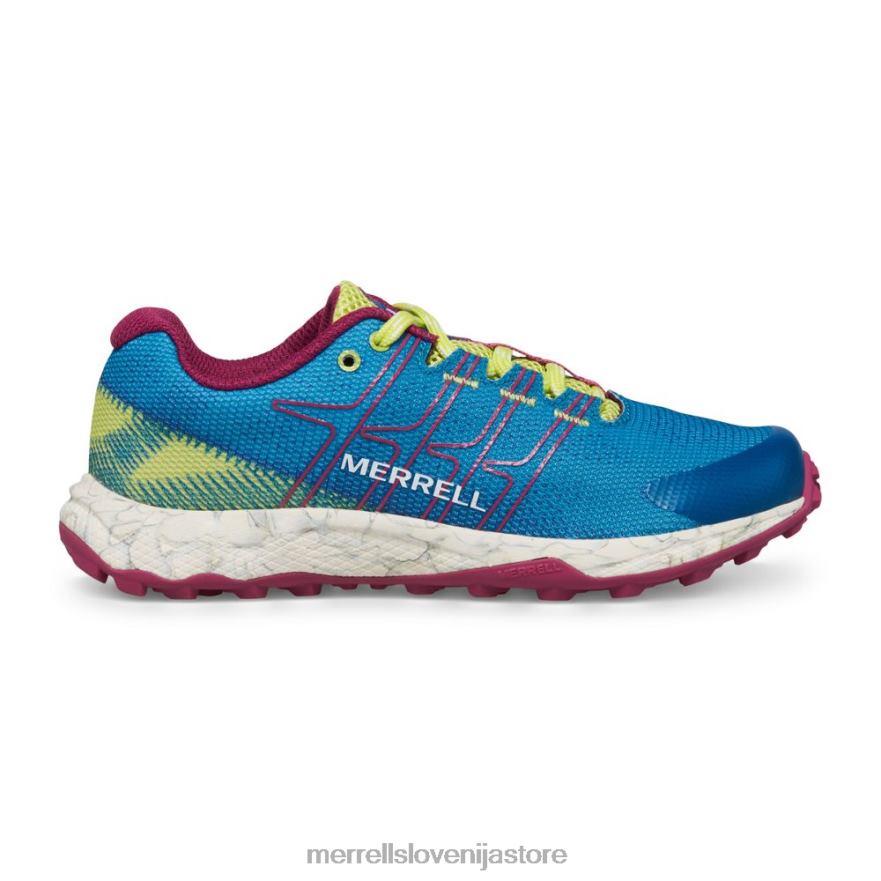 otroci čevlje teal/limeta/fuksija T600D1438 Merrell moab low flight low (mk167107)