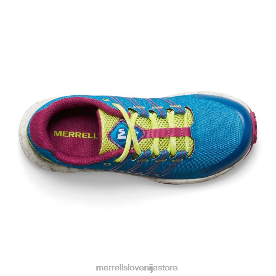 otroci čevlje teal/limeta/fuksija T600D1438 Merrell moab low flight low (mk167107)