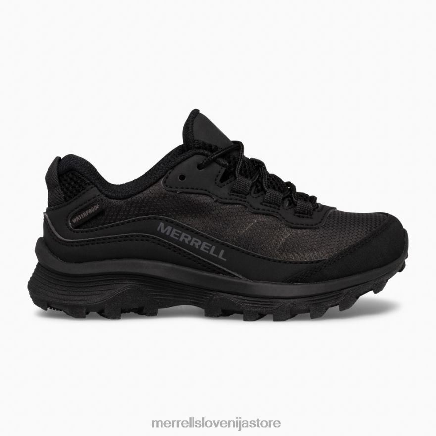 otroci čevlje trojna črna T600D1377 Merrell moab speed low waterproof (mk265866)