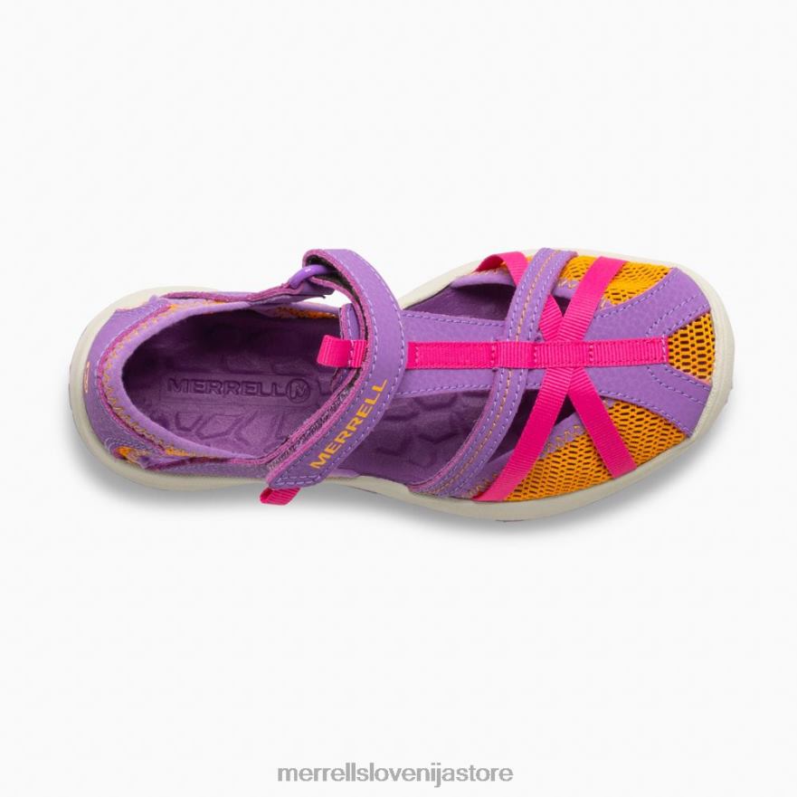 otroci čevlje vijolična/oranžna T600D1415 Merrell sandal kačji pastir (mk165698k)