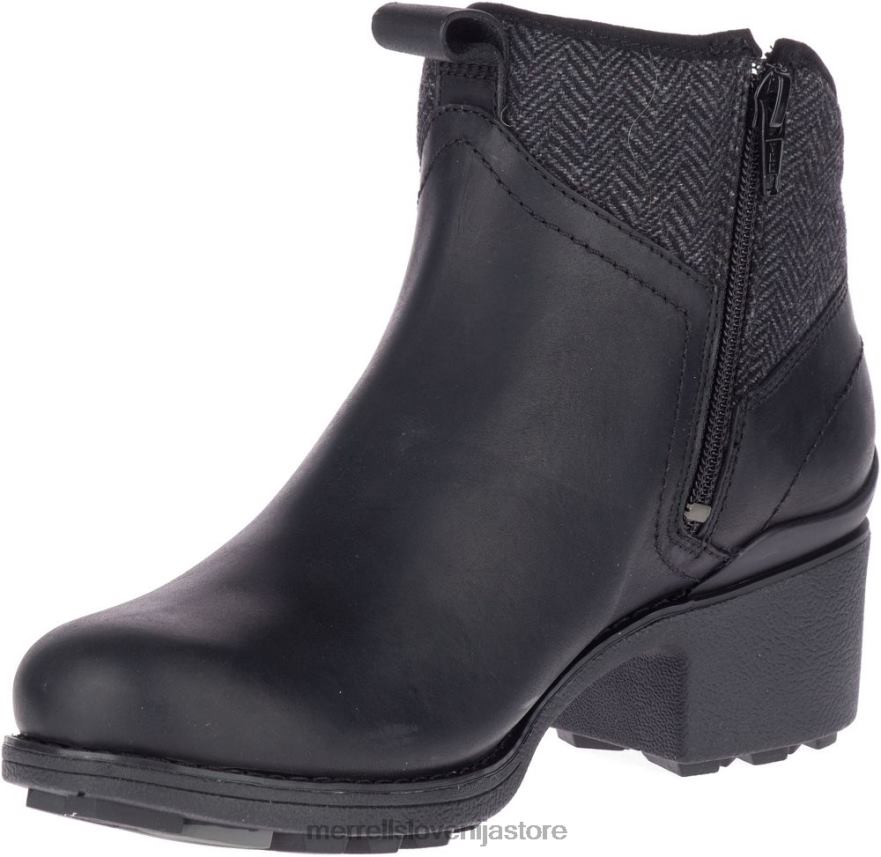 ženske čevlje črna/oglje T600D1151 Merrell Chateau ii vodoodporen na srednji poteg (j000886)