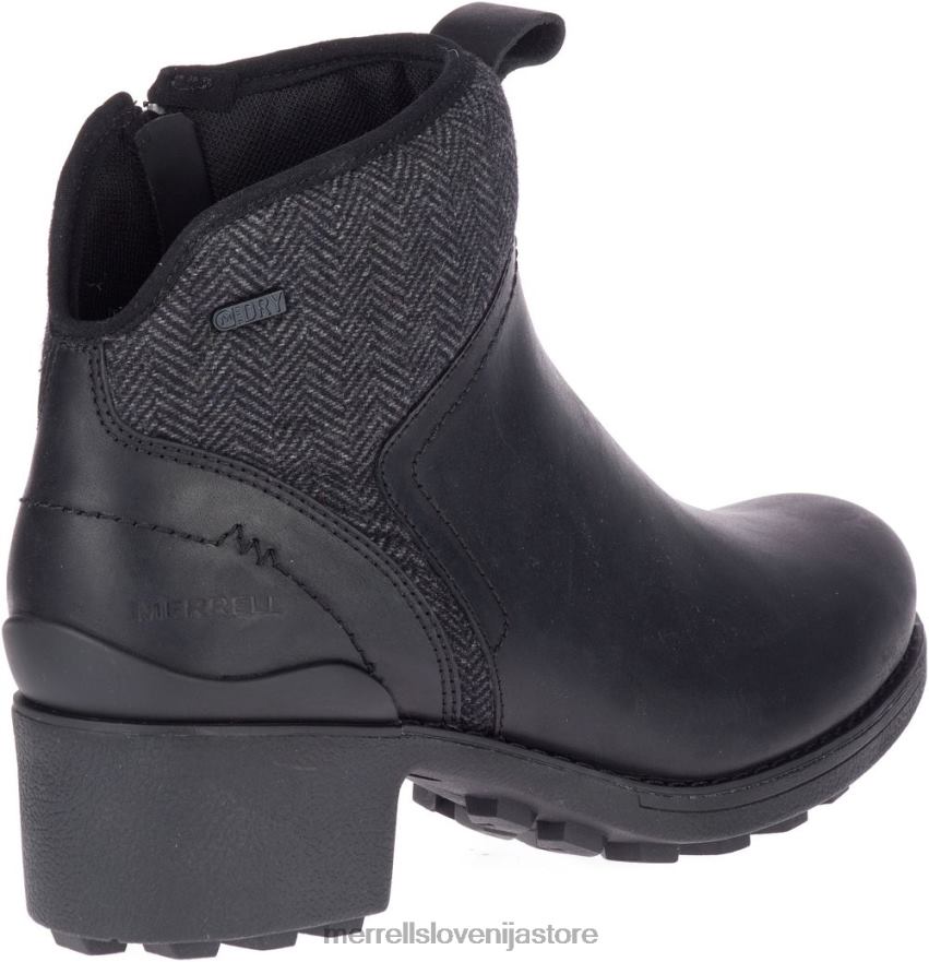 ženske čevlje črna/oglje T600D1151 Merrell Chateau ii vodoodporen na srednji poteg (j000886)